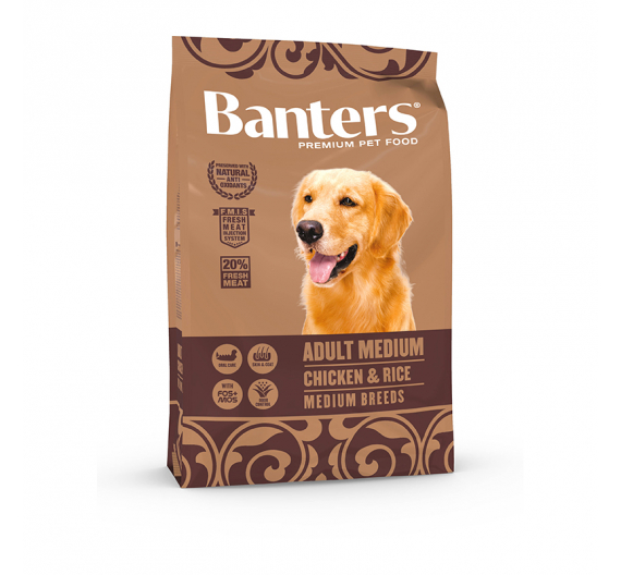 Banters Adult Medium Chicken & Rice 3kg