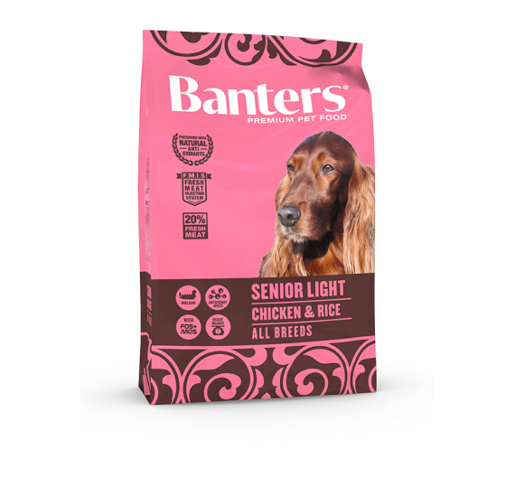 Banters Senior Light Chicken & Rice 3kg