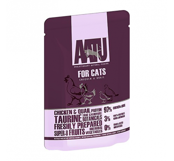 AATU Chicken & Quail Pouch 85g AATU Chicken & Quail Pouch 85g
