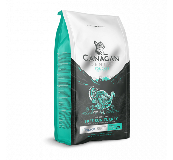 Canagan Free Range Turkey Dental For Cats 375gr Canagan Free Range Turkey Dental For Cats 375gr