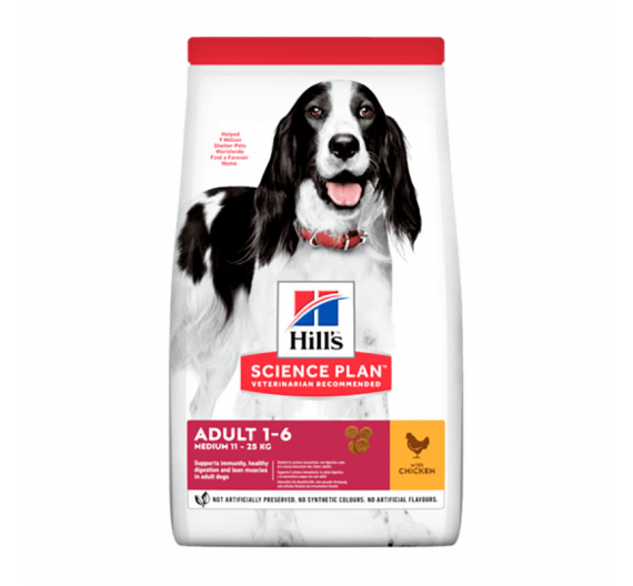Hills SP Adult Medium Chicken 11kg + 3kg ΔΩΡΟ Hills SP Adult Medium Chicken 11kg + 3kg ΔΩΡΟ