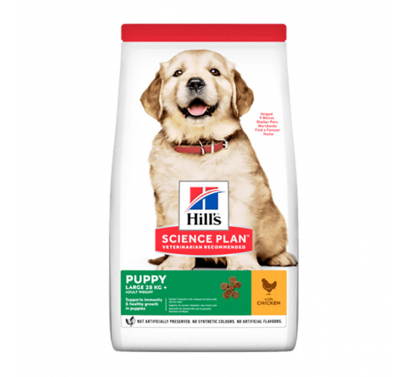 Hills SP Puppy Large Breed Κοτόπουλο 11.5kg + 3kg ΔΩΡΟ Hills SP Puppy Large Breed Κοτόπουλο 11.5kg + 3kg ΔΩΡΟ