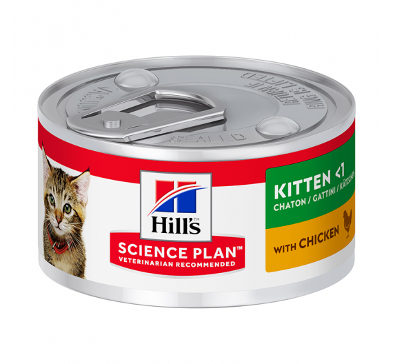 Hills SP Kitten Κονσέρβα με Συκώτι & Κοτόπουλο 82gr Hills SP Kitten Κονσέρβα με Συκώτι & Κοτόπουλο 82gr