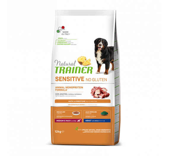 Natural Trainer Sensitive Adult M/M Πάπια 12kg Natural Trainer Sensitive Adult M/M Πάπια 12kg