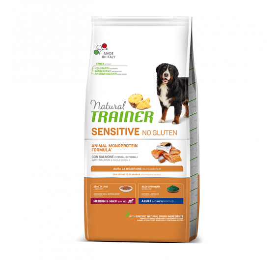 Natural Trainer Sensitive Adult M/M Σολομός 12kg Natural Trainer Sensitive Adult M/M Σολομός 12kg