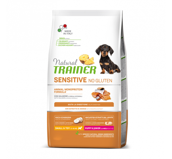 Natural Trainer Sensitive Puppy & Junior Mini Σολομός 800gr Natural Trainer Sensitive Puppy & Junior Mini Σολομός 800gr