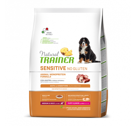 Natural Trainer Sensitive Puppy M/M Πάπια (1-8) 3kg