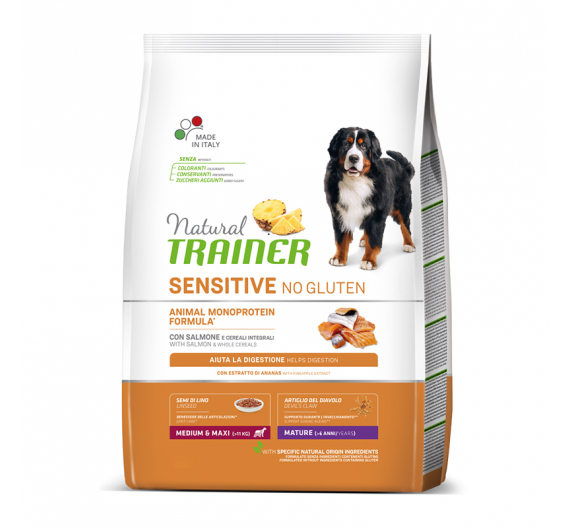 Natural Trainer Sensitive M/M Maturity Σολομός 3kg Natural Trainer Sensitive M/M Maturity Σολομός 3kg