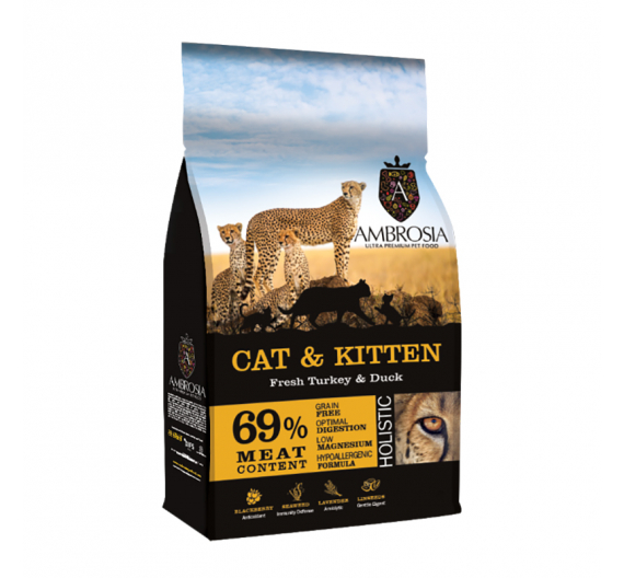 Ambrosia Grain Free Cat & Kitten 6kg Ambrosia Grain Free Cat & Kitten 6kg