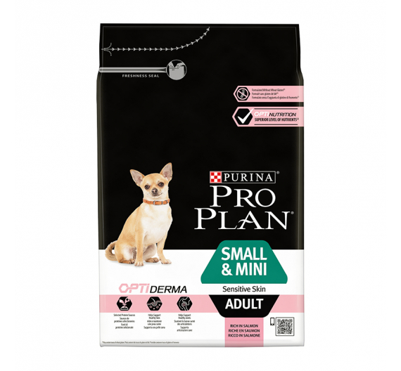 PRO PLAN Small & Mini Adult Sensitive Skin Σολομός 3kg PRO PLAN Small & Mini Adult Sensitive Skin Σολομός 3kg