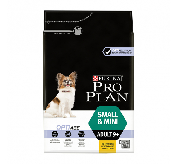 PRO PLAN Small & Mini Adult 9+ Κοτόπουλο 3kg PRO PLAN Small & Mini Adult 9+ Κοτόπουλο 3kg