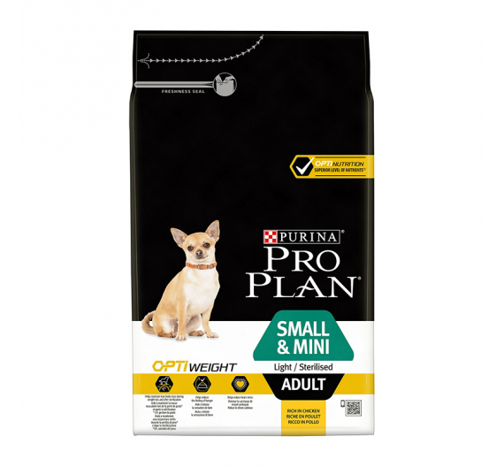 PRO PLAN Small & Mini Adult Light/Sterilised Κοτόπουλο 3kg PRO PLAN Small & Mini Adult Light/Sterilised Κοτόπουλο 3kg