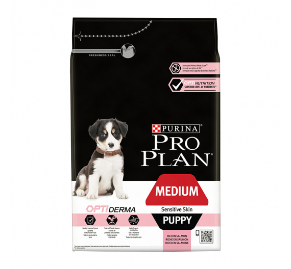 PRO PLAN Medium Puppy Sensitive Skin Σολομός 3kg PRO PLAN Medium Puppy Sensitive Skin Σολομός 3kg
