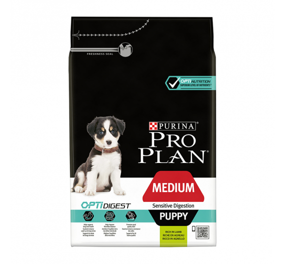 PRO PLAN Medium Puppy Sensitive Digestion Αρνί 3kg PRO PLAN Medium Puppy Sensitive Digestion Αρνί 3kg
