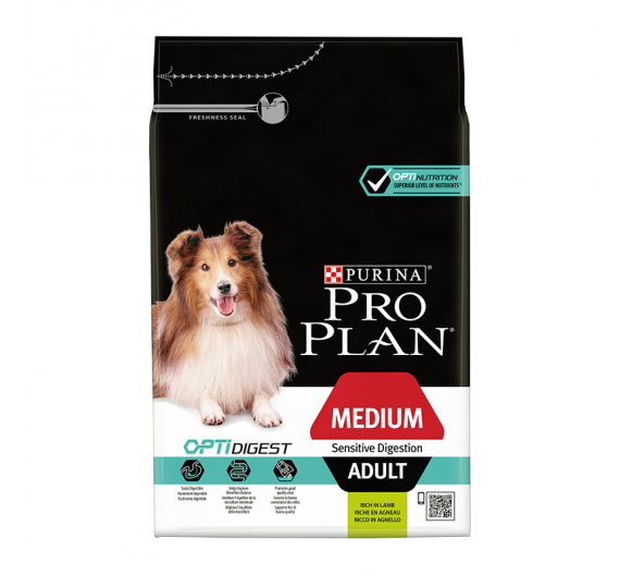 PRO PLAN Medium Adult Sensitive Digestion Αρνί 3kg PRO PLAN Medium Adult Sensitive Digestion Αρνί 3kg