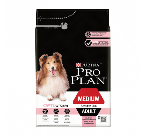 PRO PLAN Medium Adult Sensitive Skin Σολομός 14kg PRO PLAN Medium Adult Sensitive Skin Σολομός 14kg