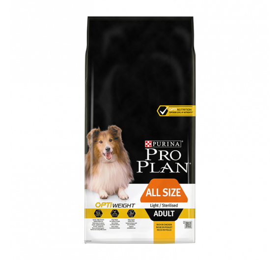 PRO PLAN All Sizes Adult Light/Sterilised Κοτόπουλο 14kg PRO PLAN All Sizes Adult Light/Sterilised Κοτόπουλο 14kg