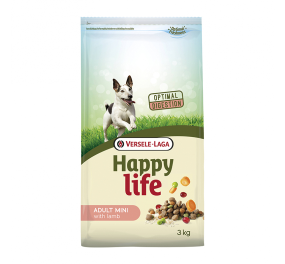 Versele Laga Happy Life Adult Mini Lamb 3kg