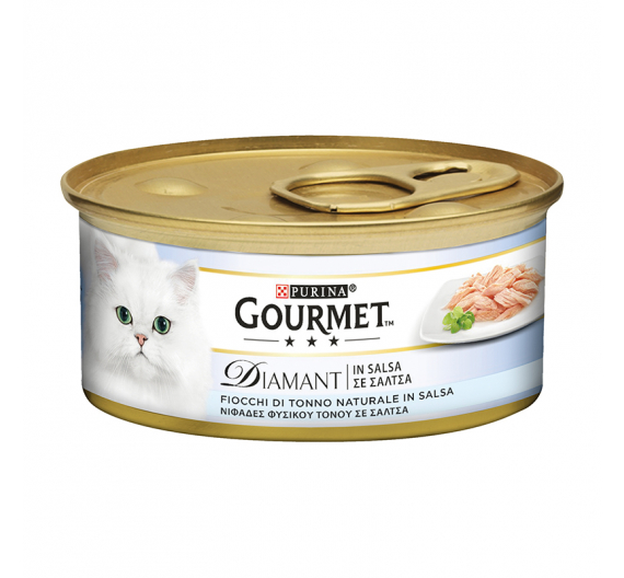 Purina Gourmet Diamant Φιλετάκια σε Σάλτσα Νιφάδα Τόνου 85gr