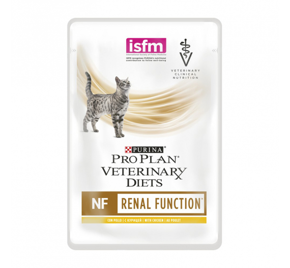 PRO PLAN Veterinary Diets Cat NF Renal Function Κομματάκια Κοτόπουλο σε Σάλτσα Κοτόπουλο 10x85gr PRO PLAN Veterinary Diets Cat NF Renal Function Κομματάκια Κοτόπουλο σε Σάλτσα Κοτόπουλο 10x85gr