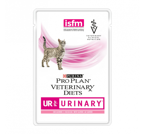 PRO PLAN Veterinary Diets Cat UR Urinary Κομματάκια σε Σάλτσα Σολομό 10x85gr