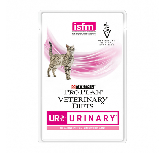 PRO PLAN Veterinary Diets Cat UR Urinary Κομματάκια σε Σάλτσα Σολομό 10x85gr PRO PLAN Veterinary Diets Cat UR Urinary Κομματάκια σε Σάλτσα Σολομό 10x85gr