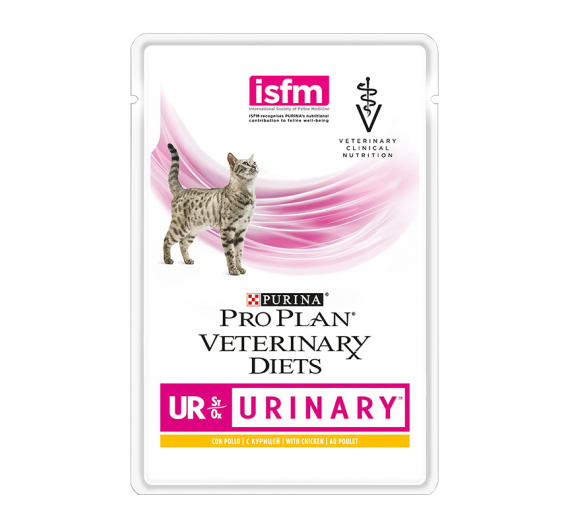 PRO PLAN Veterinary Diets Cat UR Urinary Κομματάκια σε Σάλτσα Κοτόπουλο 10x85gr PRO PLAN Veterinary Diets Cat UR Urinary Κομματάκια σε Σάλτσα Κοτόπουλο 10x85gr