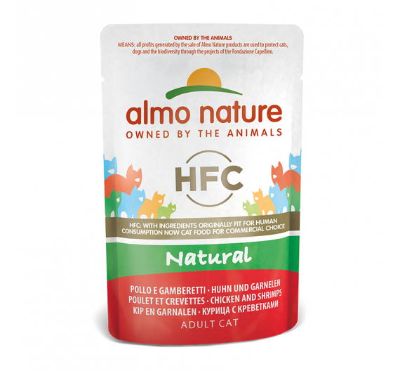 Almo Naturea Natural Φακελάκι Φιλέτο Κοτόπουλο & Γαρίδες 55gr Almo Naturea Natural Φακελάκι Φιλέτο Κοτόπουλο & Γαρίδες 55gr