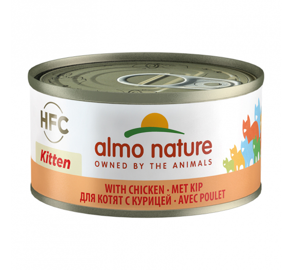 Almo Nature Natural Κονσέρβα Kitten Φιλετάκια Κοτόπουλο 70gr Almo Nature Natural Κονσέρβα Kitten Φιλετάκια Κοτόπουλο 70gr