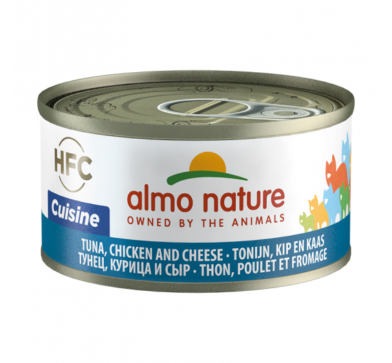 Almo Nature Cuisine Κονσέρβα Φιλετάκια Τόνος, Κοτόπουλο & Τυρί 70gr Almo Nature Cuisine Κονσέρβα Φιλετάκια Τόνος, Κοτόπουλο & Τυρί 70gr