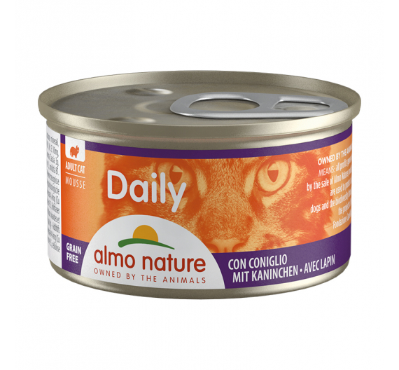 Almo Nature Daily Κονσέρβα Μους Κουνέλι 85gr Almo Nature Daily Κονσέρβα Μους Κουνέλι 85gr