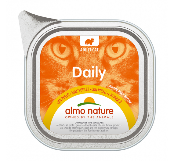 Almo Nature Daily Κονσέρβα Πατέ Κοτόπουλο 100gr Almo Nature Daily Κονσέρβα Πατέ Κοτόπουλο 100gr