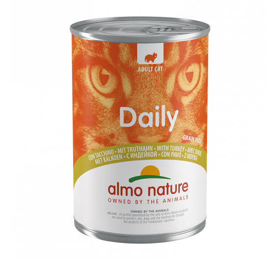 Almo Nature Daily Κονσέρβα Μους Γαλοπούλα 400gr Almo Nature Daily Κονσέρβα Μους Γαλοπούλα 400gr