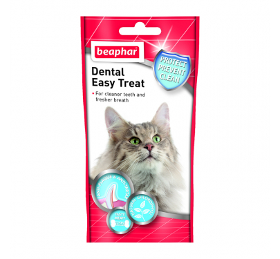 Beaphar Dental Easy Treat Cat Οδοντικό Γεμιστό Snack με Χλωροφύλλη 35gr