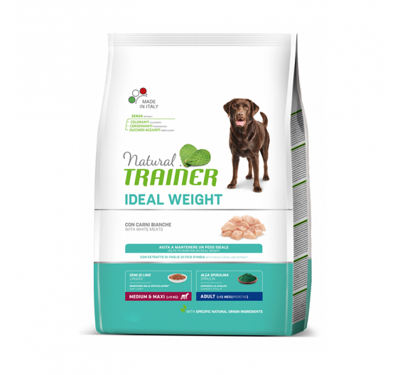 Natural Trainer Ideal Weight Medium & Maxi Adult Λευκά Κρέατα 12kg Natural Trainer Ideal Weight Medium & Maxi Adult Λευκά Κρέατα 12kg