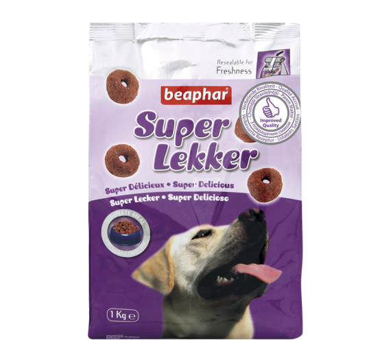Beaphar Super Lekker Semi Moist Πλήρης Τροφή-Snack 1kg