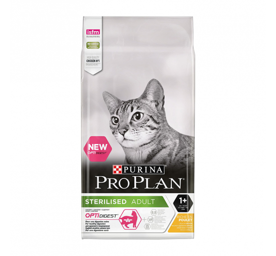 PRO PLAN Sterilised OptiDigest Κοτόπουλο 10kg PRO PLAN Sterilised OptiDigest Κοτόπουλο 10kg