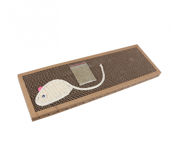 Ονυχοδρόμιο Παιχνίδι Scratch Γάτας με Catnip 38x12.5x1.8εκ. Ονυχοδρόμιο Παιχνίδι Scratch Γάτας με Catnip 38x12.5x1.8εκ.