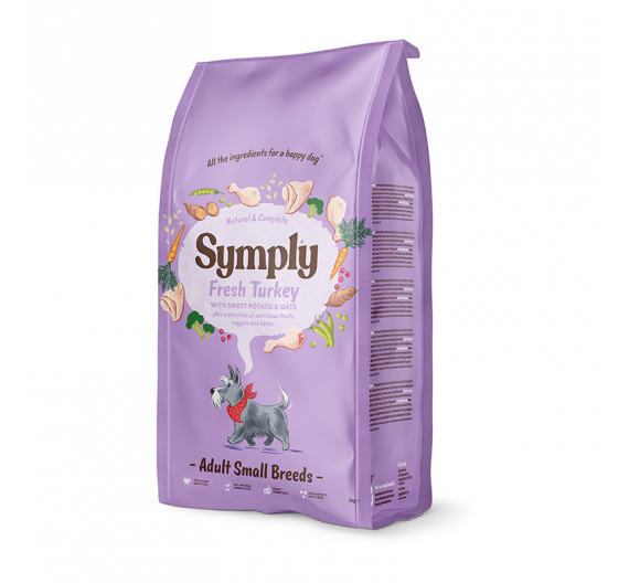 Symply Fresh Turkey for Adult Small Breeds 2kg Symply Fresh Turkey for Adult Small Breeds 2kg