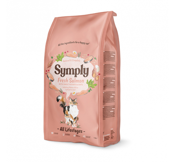 Symply Fresh Salmon All Lifestages Cat 1.5kg Symply Fresh Salmon All Lifestages Cat 1.5kg