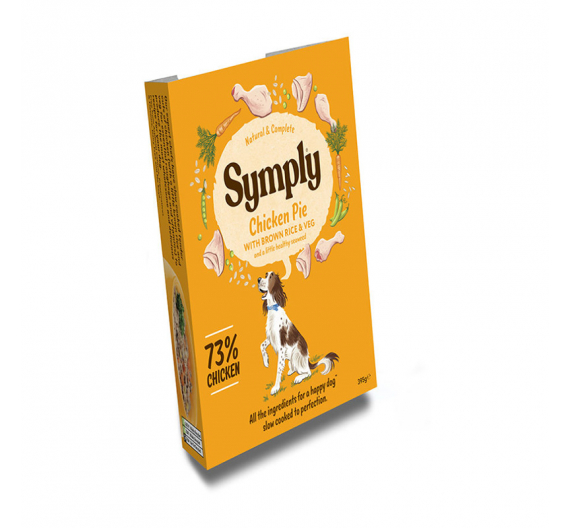 Symply Tray Adult Chicken Pie 395gr Symply Tray Adult Chicken Pie 395gr