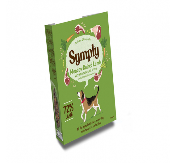 Symply Tray Adult Meadow Raised Lamb 395gr Symply Tray Adult Meadow Raised Lamb 395gr