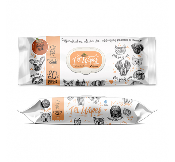 Perfect Care Wet Wipes Almond Milk 80τμχ Perfect Care Wet Wipes Almond Milk 80τμχ