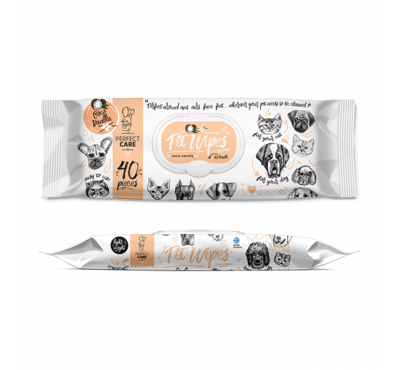 Perfect Care Μαντηλάκια Καθαρισμού Coco Vanilla 40τμχ Perfect Care Μαντηλάκια Καθαρισμού Coco Vanilla 40τμχ
