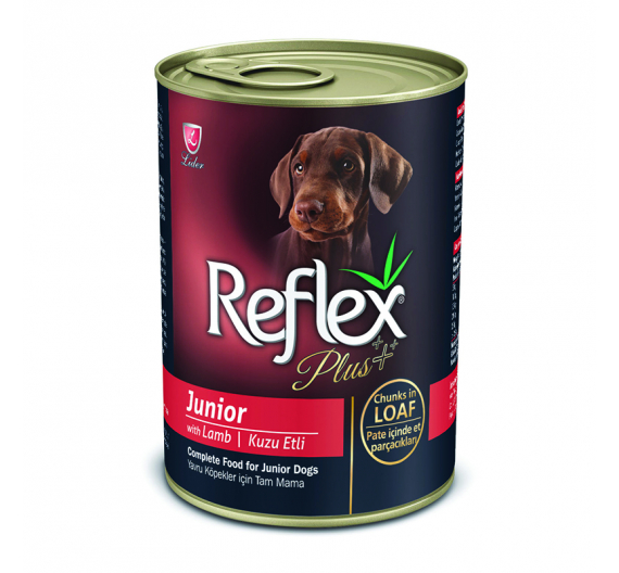 Reflex Plus Dog Junior Κομματάκια Αρνί σε Σάλτσα 400gr Reflex Plus Dog Junior Κομματάκια Αρνί σε Σάλτσα 400gr