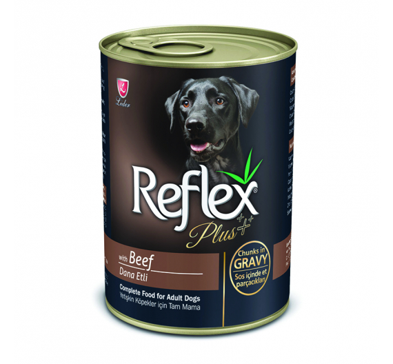 Reflex Plus Dog Κομματάκια Βοδινό σε Σάλτσα 400gr Reflex Plus Dog Κομματάκια Βοδινό σε Σάλτσα 400gr
