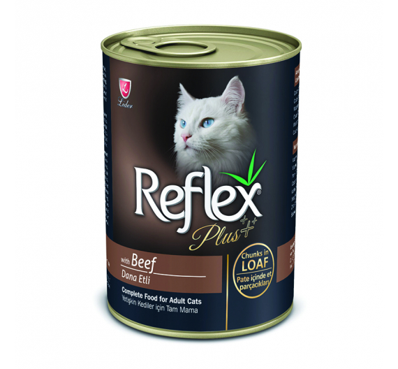 Reflex Plus Cat Κομματάκια Βοδινό σε Πατέ 400gr Reflex Plus Cat Κομματάκια Βοδινό σε Πατέ 400gr