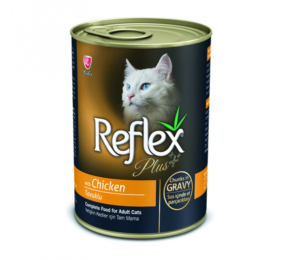 Reflex Plus Cat Κομματάκια Κοτόπουλο σε Σάλτσα 400gr Reflex Plus Cat Κομματάκια Κοτόπουλο σε Σάλτσα 400gr