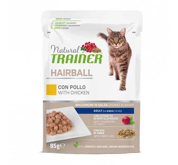 Natural Trainer Cat Hairball Κοτόπουλο 85gr