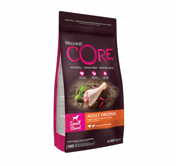 Wellness CORE Adult Small Breed Γαλοπούλα 1.5kg